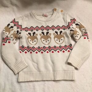 Christmas sweater‎ Girls reindeer 5T